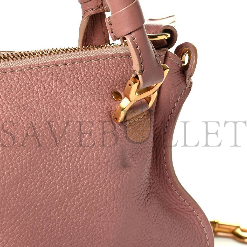 CHLOE CALFSKIN MINI MARCIE SATCHEL WATERLILY CHC23SS595I316L8 (24*17*8cm) CHLOE CALFSKIN MINI MARCIE SATCHEL WATERLILY CHC23SS595I316L8 (24*17*8cm)